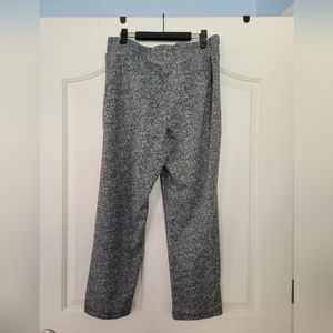 Women's Grey Houndstooth high-rise knit Drawstring pants by a-new-day in medium
